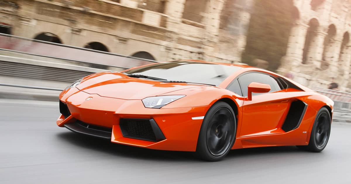 Ditching the minivan for a Lamborghini!