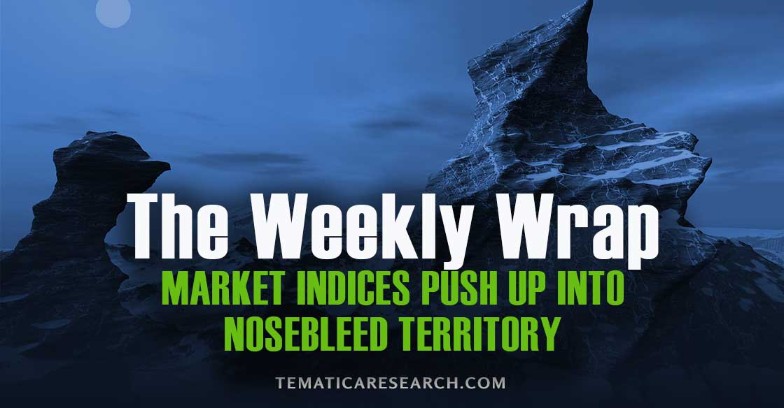 Market Indices Push Up into Nosebleed Territory Tematica Research