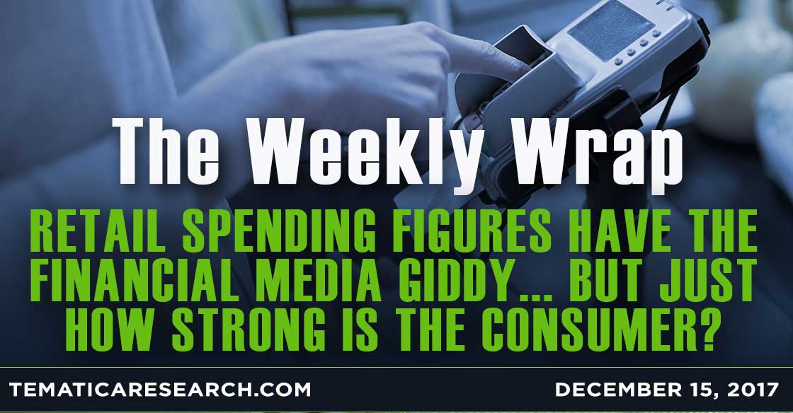 Weekly Wrap: Retail Spending Figures Have the Financial Media Giddy,  But Just How Strong is the Consumer?