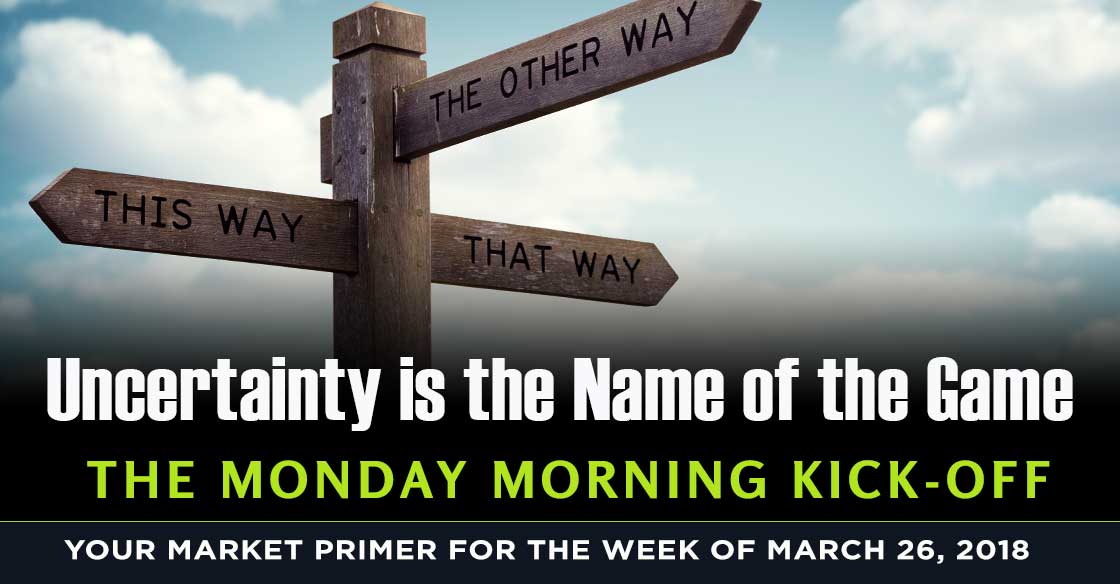 Monday Morning Kickoff: Uncertainty is the Name of the Game