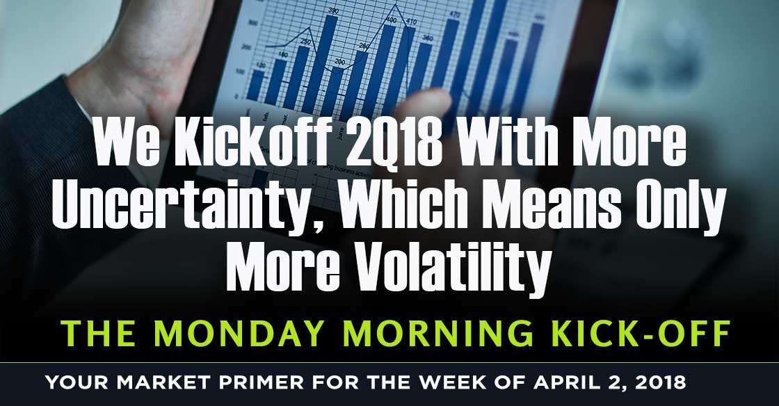 We Kickoff 2Q18 With More Uncertainty, Which Means Only More Volatility