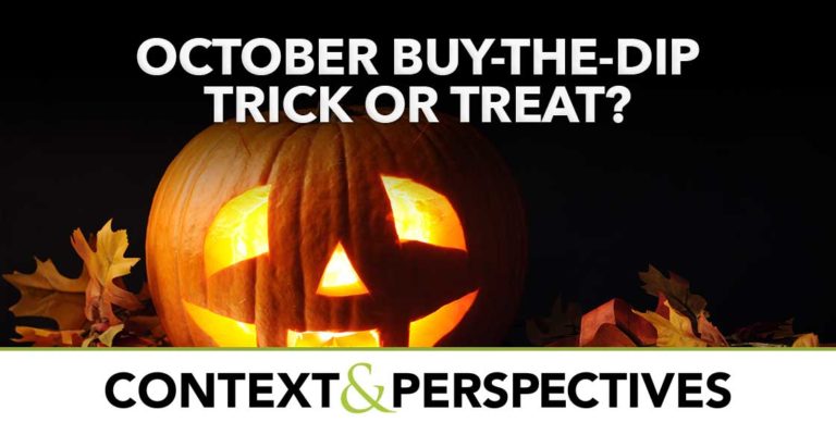 October Buy-the-Dip Trick or Treat?