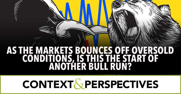 As the Market Bounces Off Oversold Conditions, Is this the start of another bull run?
